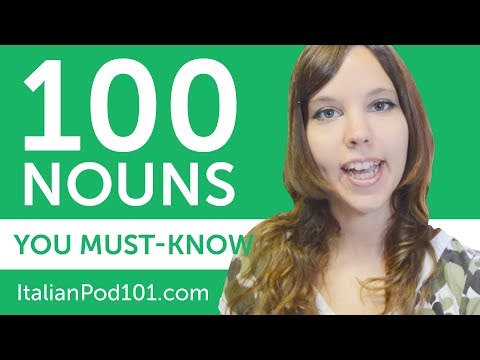 100 Nouns Every Italian Beginner Must-Know