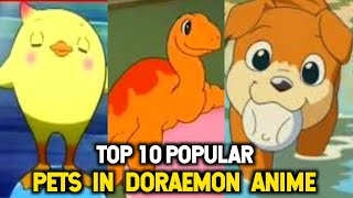 Top 10 popular pets in doraemon #doraemon