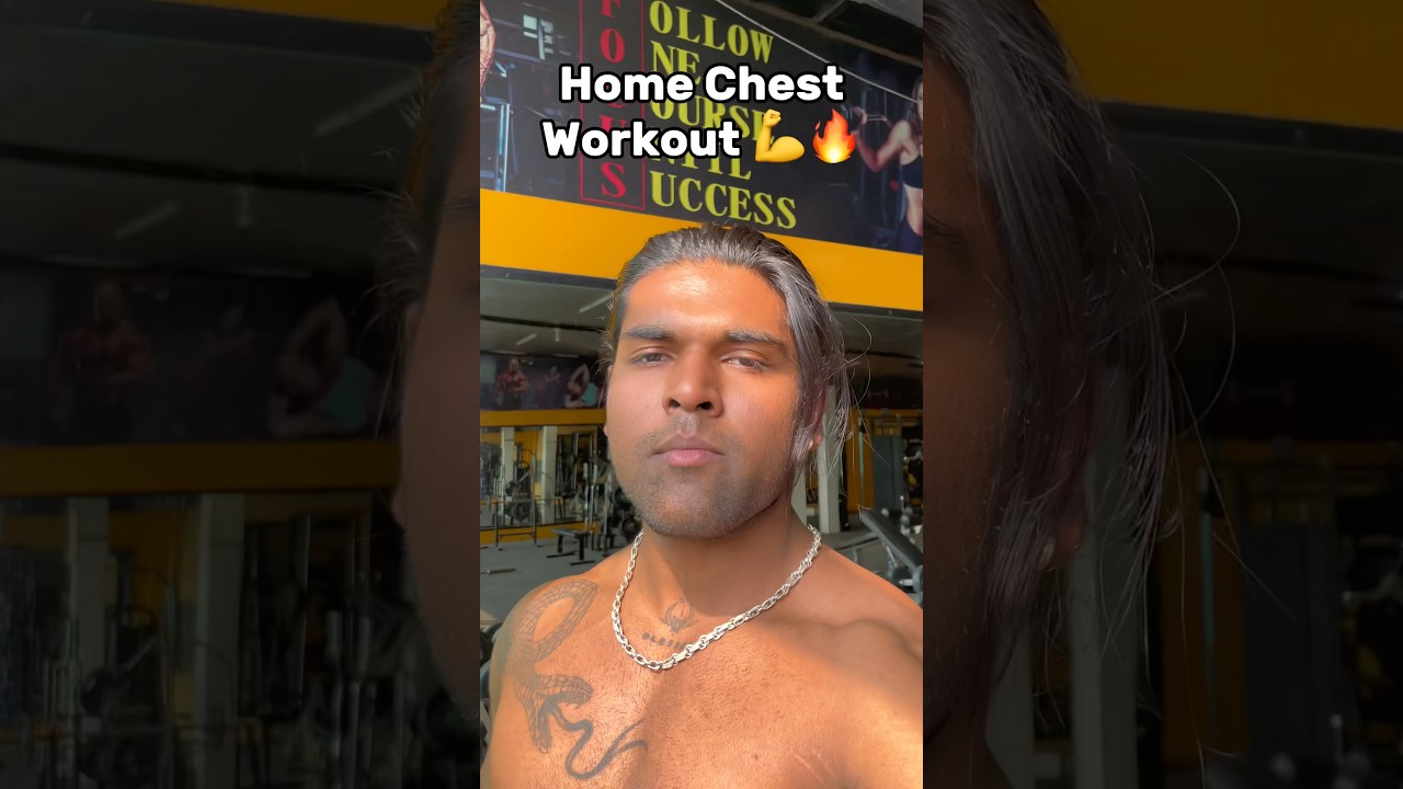 Gym Nahi? Sirf Push-Ups Se Chest Banao 💪 | Home Chest Workout 