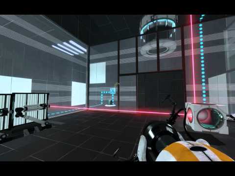 Portal 2 Co-Op Walkthrough - [ Course 1 - Level 3 ]