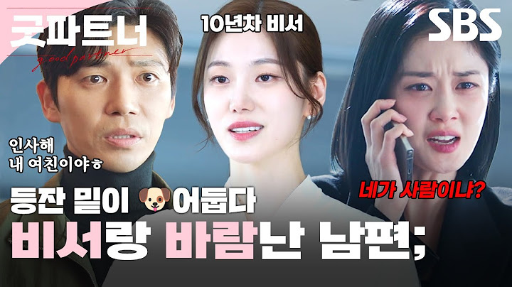 내 비서와 남편이 바람이 났다고? 말도 안 되게 뻔뻔한 남편의 태도에 결국 폭발한 장나라 ㄷㄷ | 굿파트너 | SBS