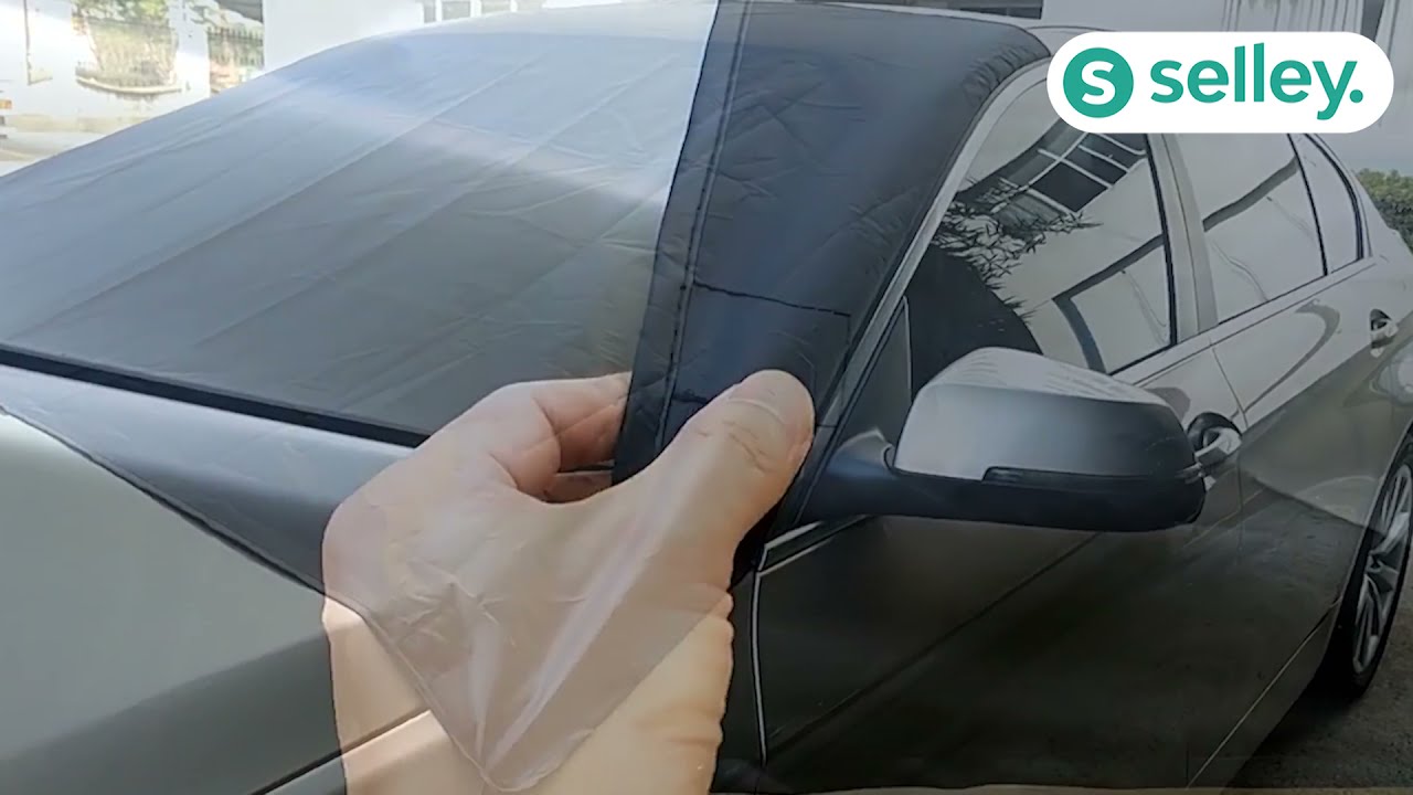 Magnetische Frontscheiben Abdeckung für Autoscheiben - Auto Windschutzscheiben Abdeckung - selley.de