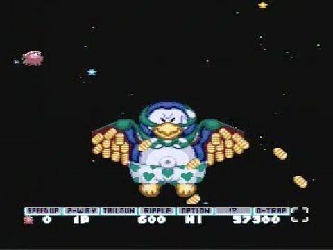 PCエンジン：パロディウスだ！ - スコアアタックで200,600点 - YouTube