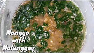 MONGGO WITH MALUNGGAY RECIPE | Simpling Ulam Pinoy na masarap | Luto sa simpling sahog