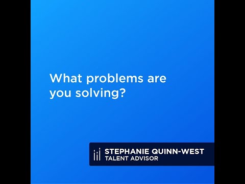 What problems are you solving?