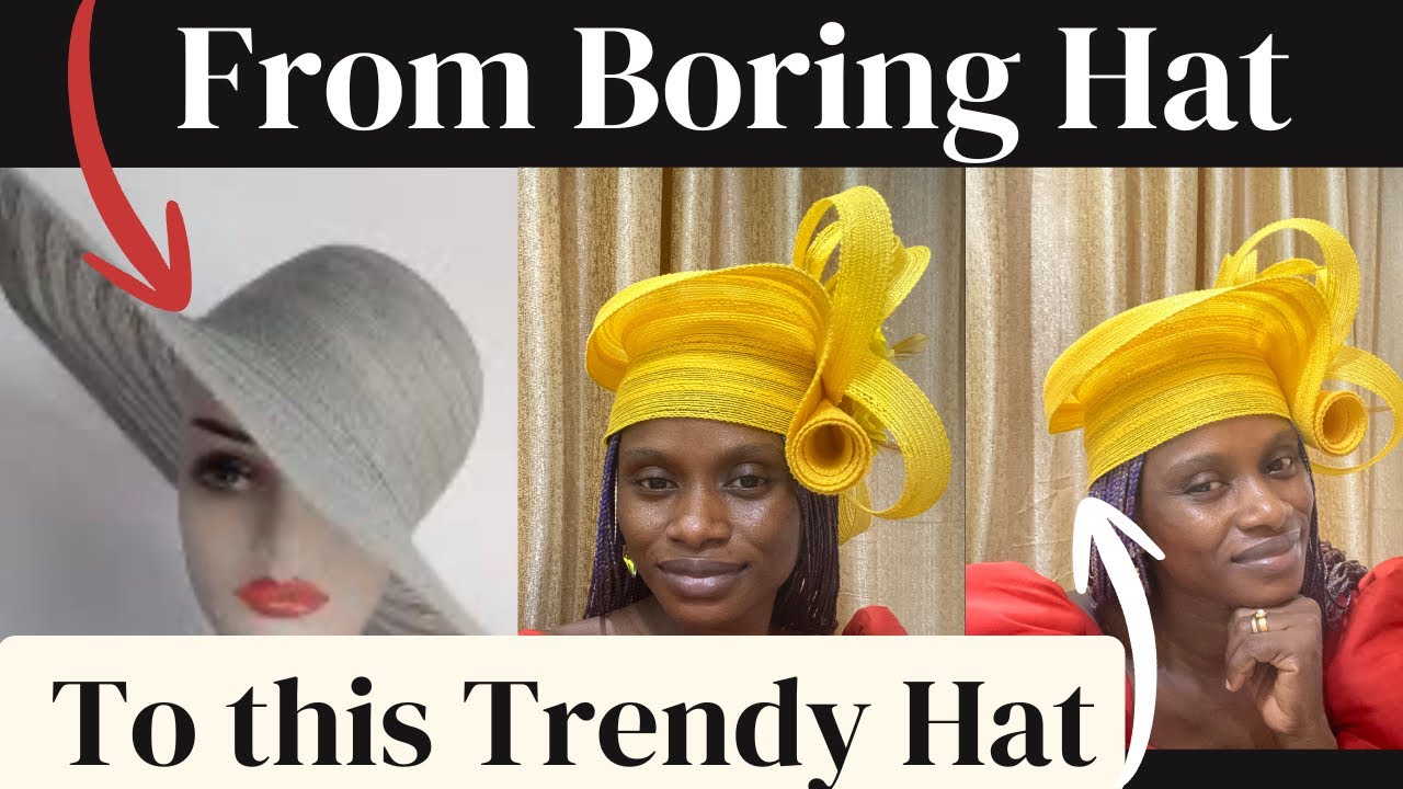 Let’s make a straw Senegalese Hat together | Full and detailed technique I use to make it.
