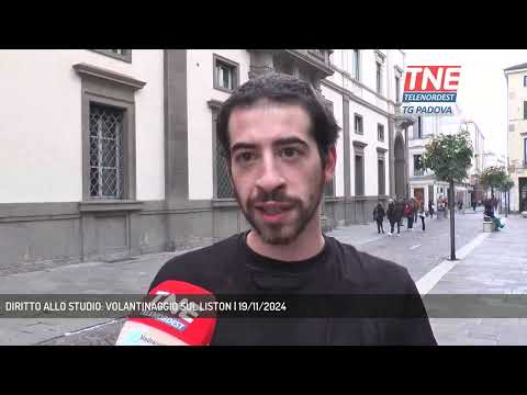 DIRITTO ALLO STUDIO: VOLANTINAGGIO SUL LISTON | 19/11/2024