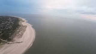 Cape May NJ Shore Line Drone Flight