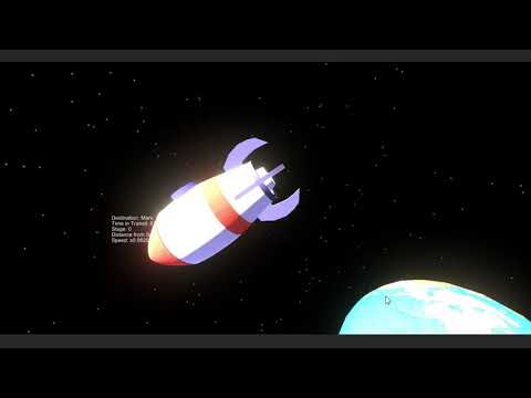 Unity Game Engine - Hohmann Transfer Orbit