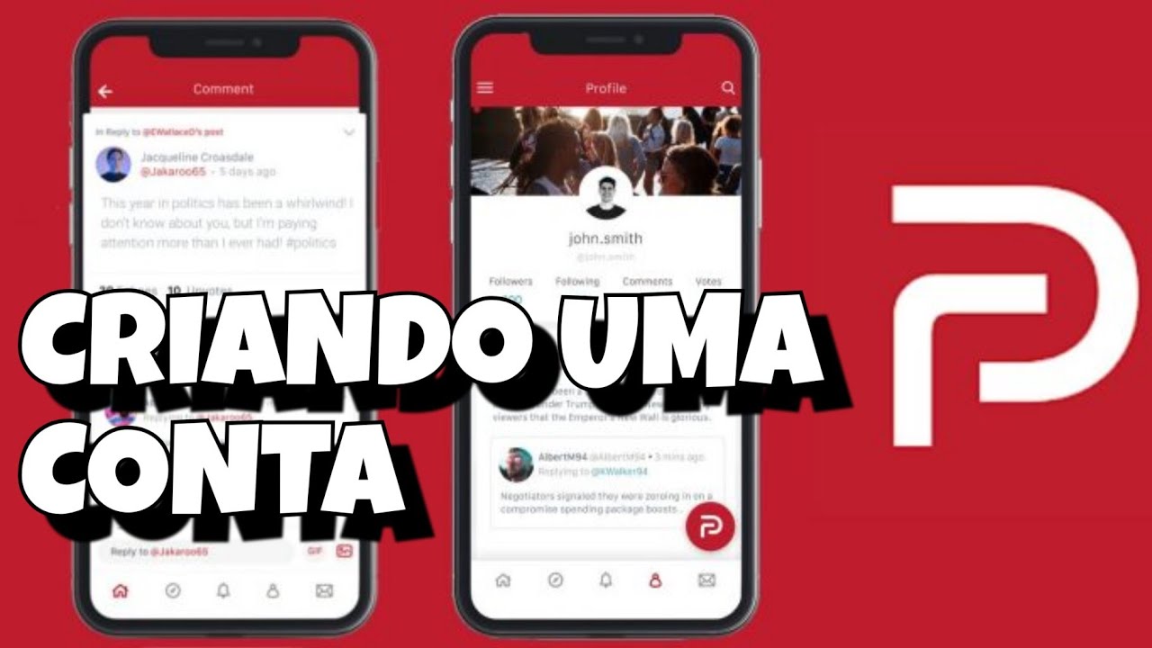 COMO CRIAR CONTA NA PARLER (NOVA REDE SOCIAL)