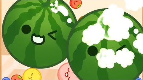 2 Watermelon Pop! Satisfying ASMR Fruit Drop Merge Melon Game #games #asmr #puzzlegame #mobilegame 