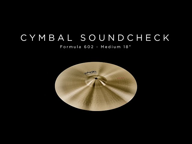 Тарелка для барабанов Paiste Formula 602 Medium 18