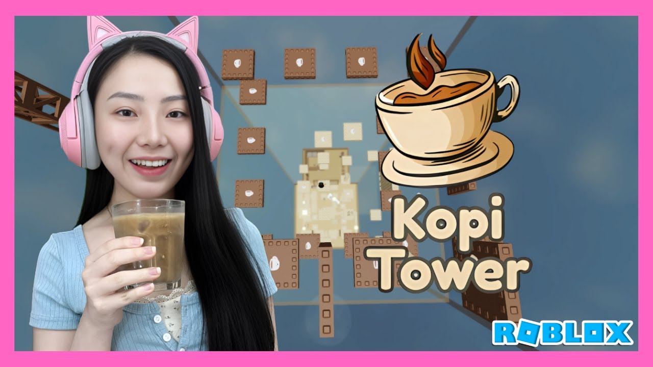 Challenge Minum Kopi Di ☕ Kopi Tower - Roblox Indonesia