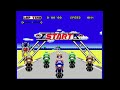 メガドライブ(VA6)実機でメガドライブ版スーパーハングオン(アーケードサウンドヴァージョン)ORIGINAL MODEプレイ