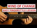 Scorpions  wind of change  fingerstyle guitar lesson tutorial how to play fingerstyle