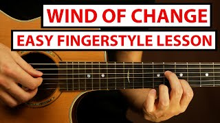 Scorpions - Wind of Change | Fingerstyle Guitar Lesson (Tutorial) How to Play Fingerstyle