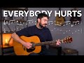 Viser les bonnes cordes au mdiator avec everybody hurts