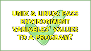 Unix & Linux: Pass environment variables