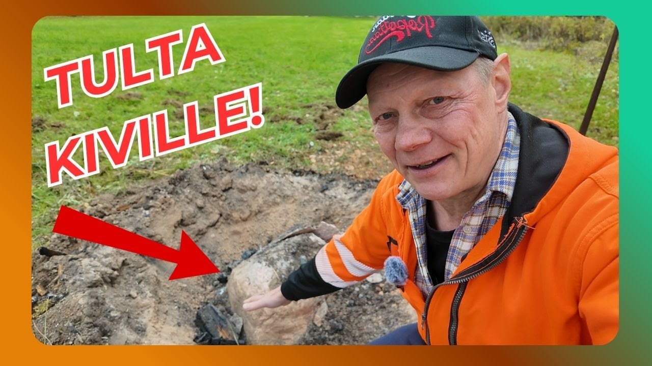 Laitetaan tuli töihin kun lohkotaan pienellä vaivalla haittana olevia isojakin kiviä