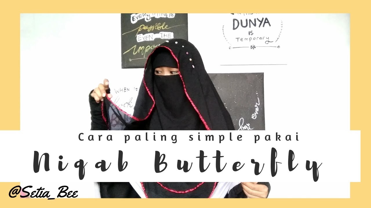 Tutorial Niqab Butterfly 🍁Niqab Tutorial🍁