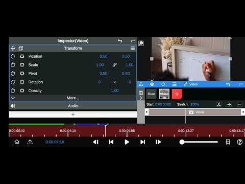 How to split a clip in node video for Android