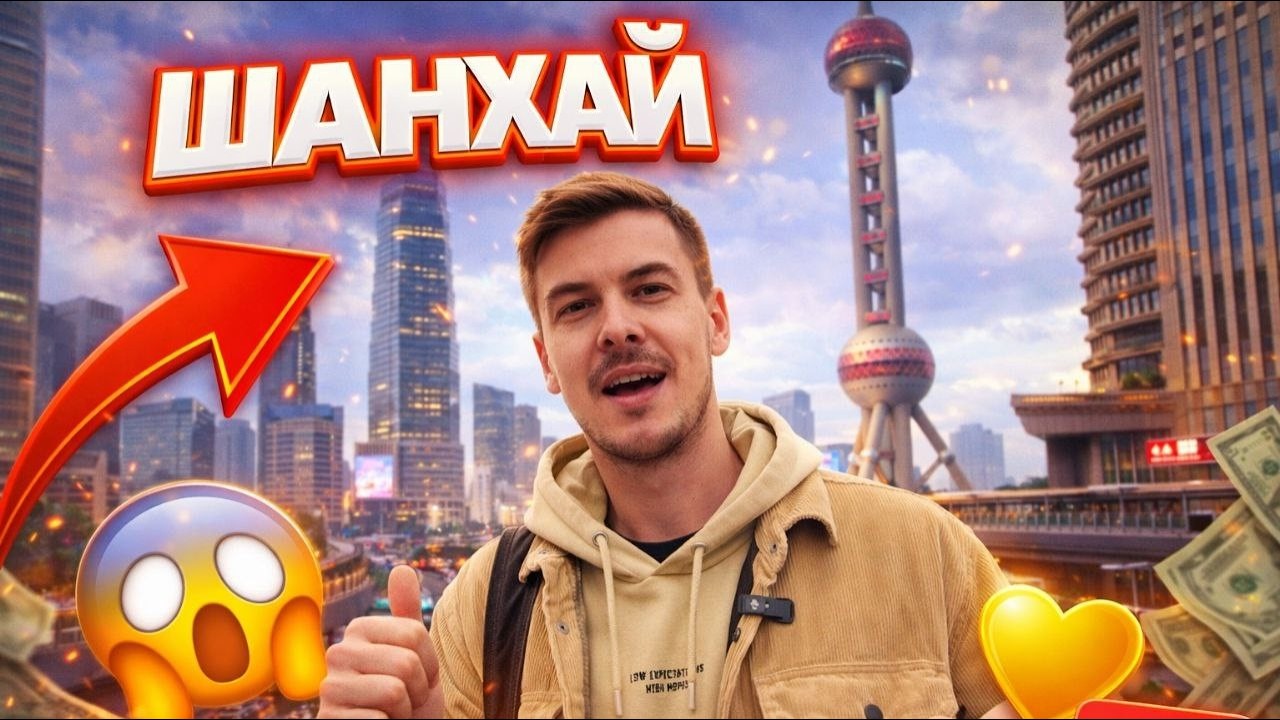 Шанхай - город будущего или показуха? Мои первые 24 часа в Китае. #китай #шанхай
