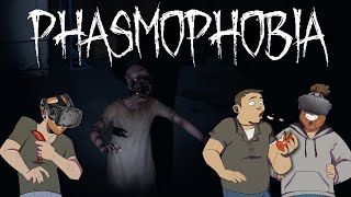 Let's Play Phasmophobia co-op gameplay in VR - 3 GHOSTS, 3 GHOST HUNTERS!