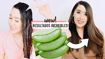 ¿Puedo dejar el aloe vera en el cabello durante la noche?