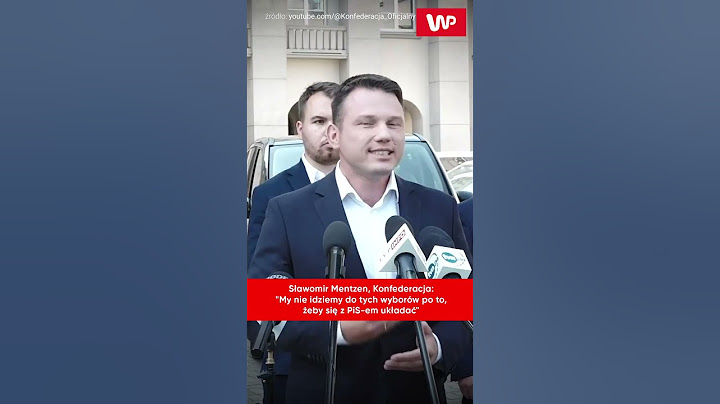 Sławomir Mentzen odcina się od PiS. "Nie chcemy targów z PiS-em, chcemy PiS rozliczyć" #shorts