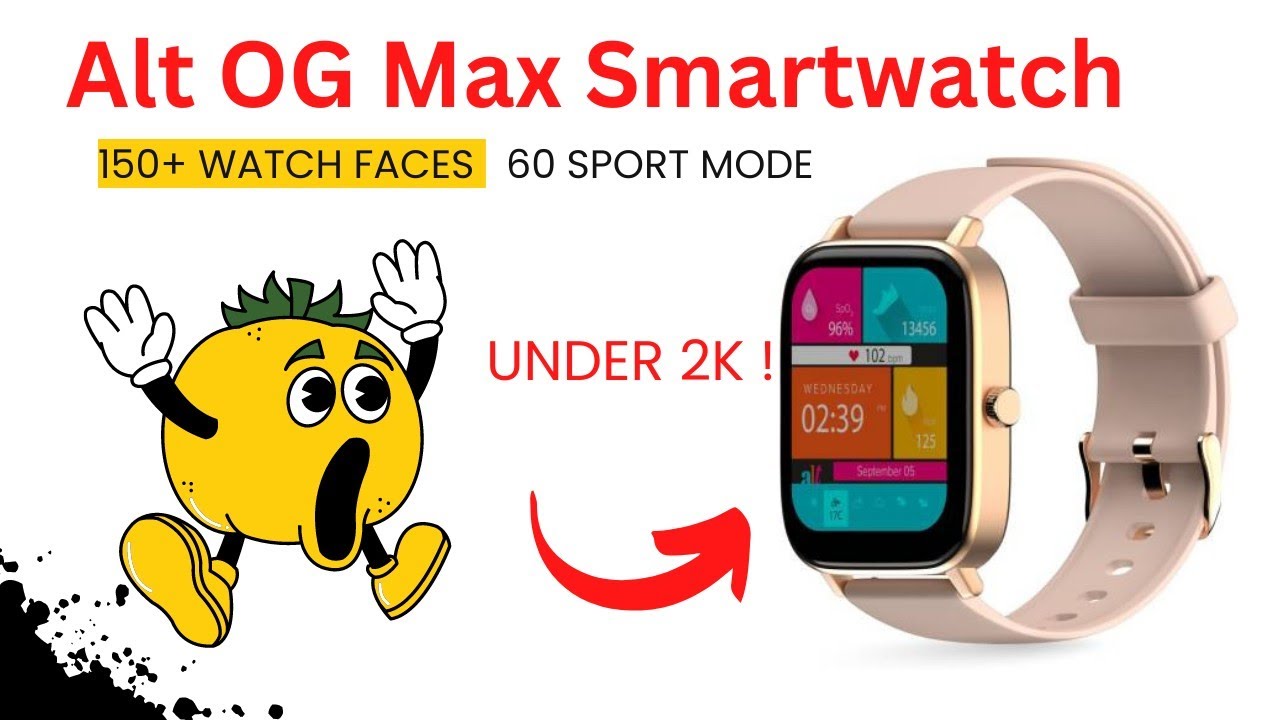 alt OG Max | Bluetooth Calling  Smartwatch Under 2k ! | Best Smartwatch