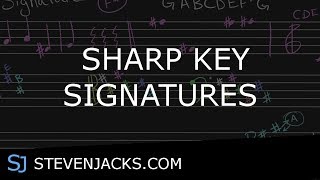 Sharp Key Signatures | StevenJacks.com