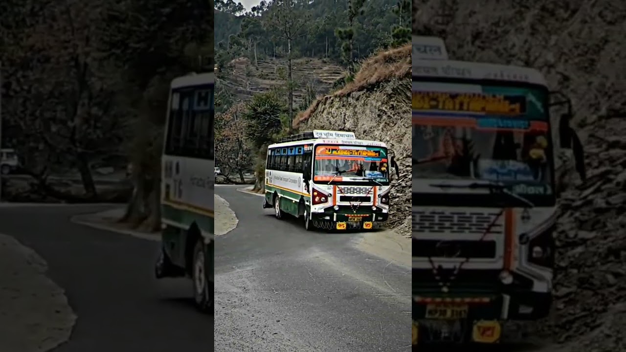 hrtc bus in himachal pradesh like comment share ....🤟💞🚗🚗🚗❣️🥰👍▶️🚌🚌