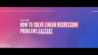 Solving linear regression problems using excel solver
