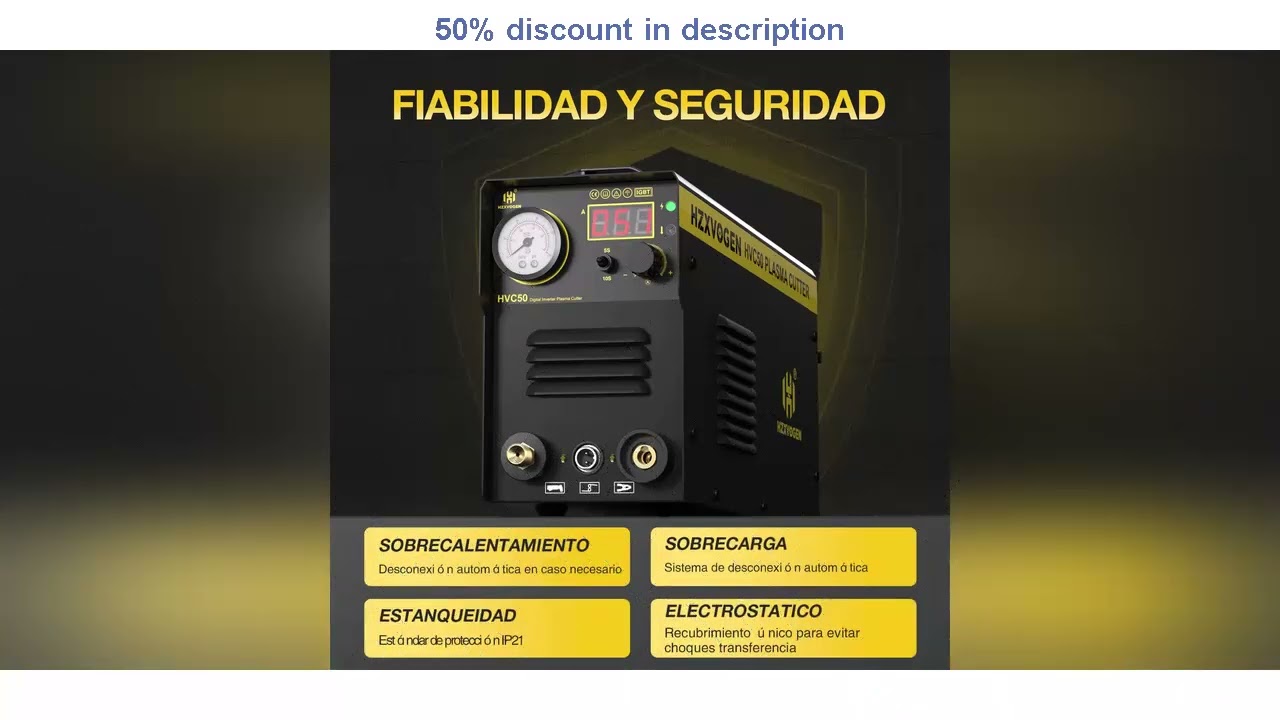 Latest Products You Must Know! HZXVOGEN HVC50 Plasma Cutter Welding Machine for Cutting Stainless