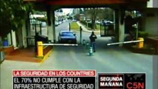 C5N - Nota sobre inseguridad en countries