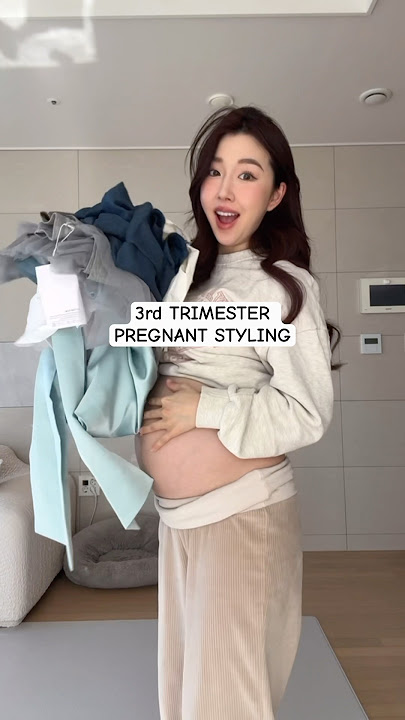 3RD TRIMESTER PREGNANT KOREAN STYLING