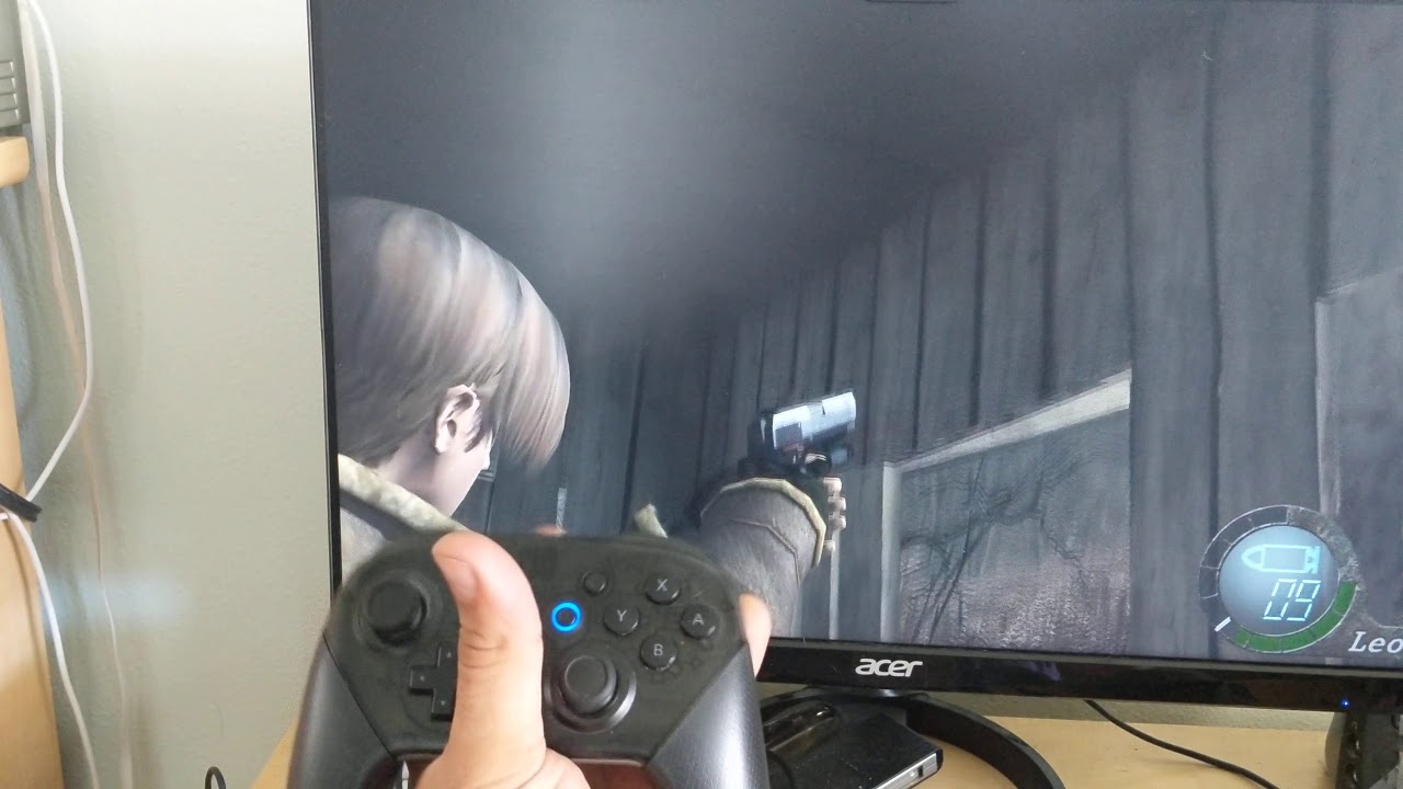 Resident Evil 4 Motion Control test YouTube