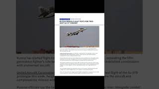Russia Begins Flight Tests for Two-Seat Su-57 Variant