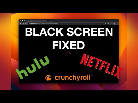 How to Fix Black Screen on Netflix, Hulu, Crunchyroll etc. | DisplayLink on Mac