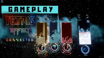 Tetris Effect Connected VR GAMEPLAY :: Co-op Mode Area 1 - Oculus Quest 2【 Oculus Link Steam 2021 】