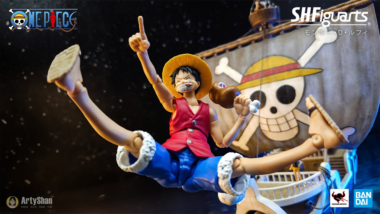 SHF Monkey D. Luffy (Romance Dawn) Unboxing & Review - YouTube