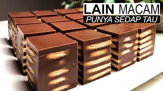 Resepi AGAR AGAR BATIK yang LEMBUT Dan SEDAP SANGAT | Cara MUDAH & PASTI JADI | PUDING BISKUT MARIE