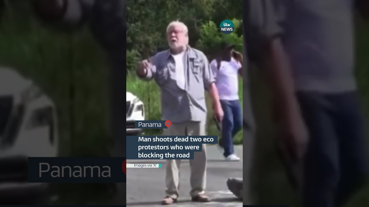 Man Shoots Dead Two Eco Protesters Itvnews