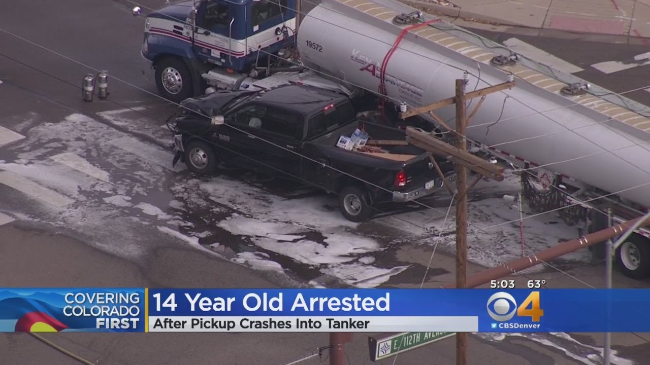 Teen Driver Charged After Fuel Tanker Crash - YouTube