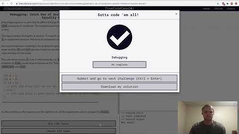 Debugging | FreeCodeCamp