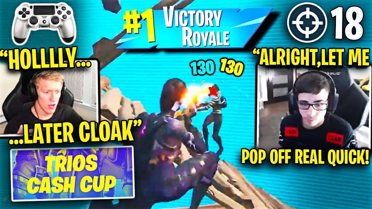 Tfue & Clix AMAZED Spectating the Best Controller Player Dominate... (FaZe Sway)