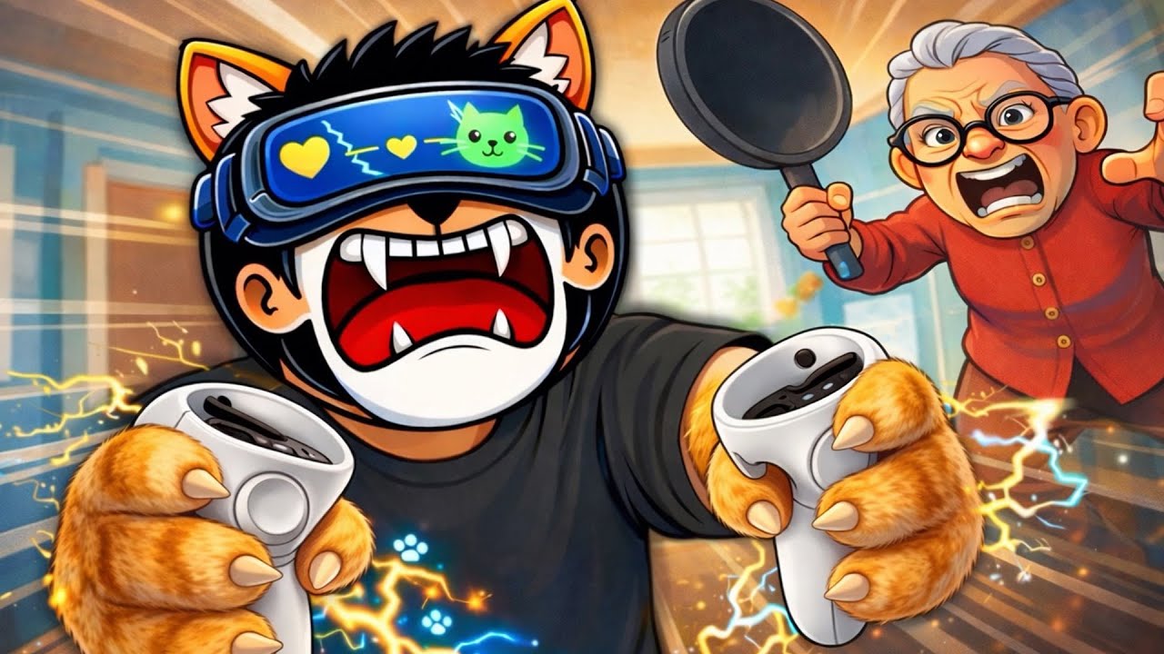 เป็นแมวแกล้งคุณยาย 🐱 I Am Cat VR