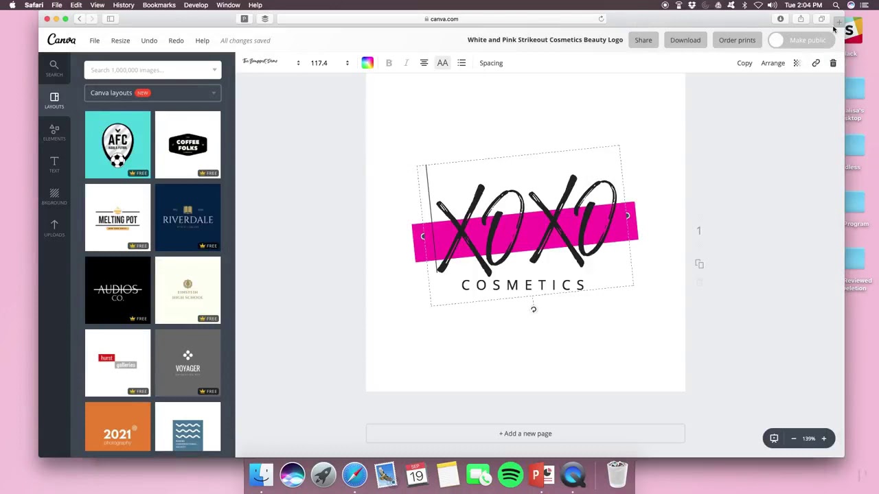 Tutorial: How to Glam Up Your DIY Logo In Canva | 