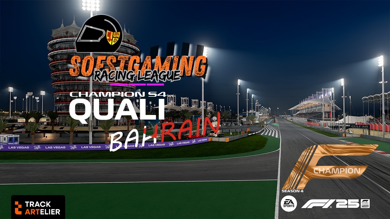Soestgaming Racing League Champion Season 4 | Quali 2 | Bahrain | powered by trackArtelier
