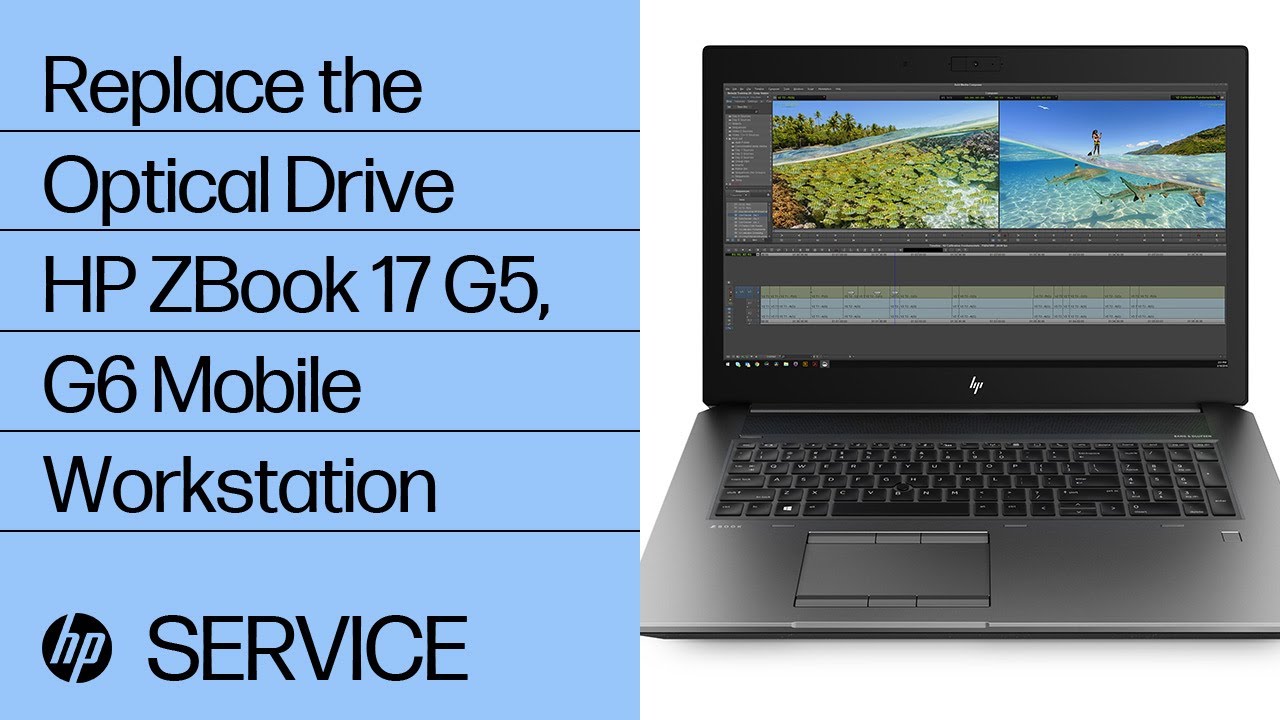 Replace the Optical Drive | HP ZBook 17 G5, G6 Mobile Workstation